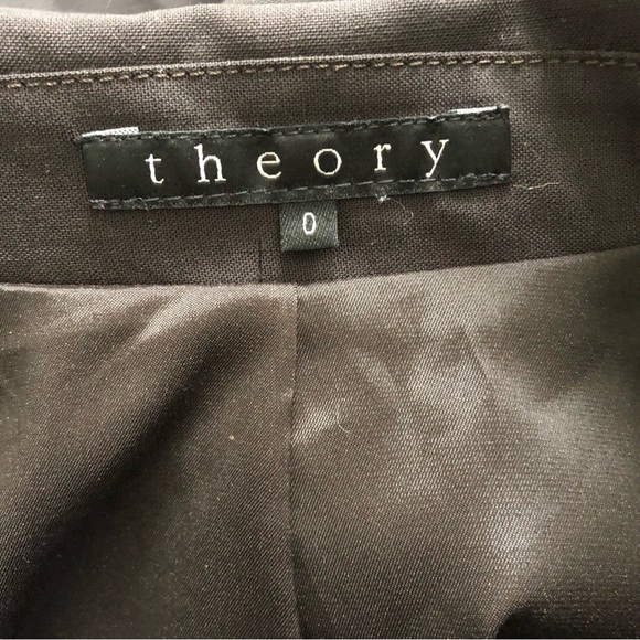 Theory Heyward Wool Blend Single Button Blazer Black Nettoyage - Picture 5 of 7